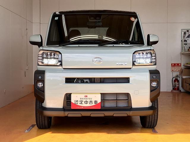 タフトＧターボサポカーＳワイド適合　スカイフィールトップ　Ｂカメラ　電動パーキングブレーキ　全車速追従機能付ＡＣＣ　ステアリングスイッチ　シートヒーター　ＵＳＢ接続端子　Ｐスタート　コーナーセンサー　キーフリー（神奈川県）の中古車