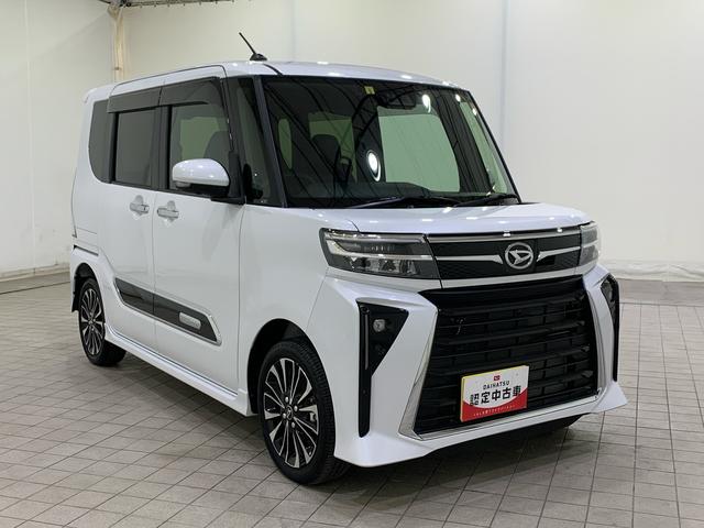 タントカスタムＲＳサポカーＳワイド適合　ミラクルオープンドア　両側オートスライドドア　電動パーキングブレーキ　全車速追従機能付ＡＣＣ　パノラマモニター対応　ステアリングスイッチ　シートヒーター　コーナーセンサー（神奈川県）の中古車