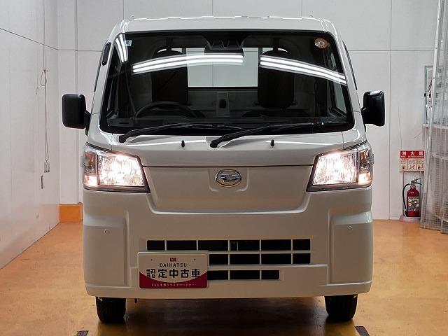 ハイゼットトラックスタンダード4WD サポカーSワイド適合 三方開 ゴムマット ラジオ エアコン 光軸調整ダイヤル コーナーセンサー アイドリングストップ 横滑り防止機能 誤発進抑制機能 アクセサリーソケット(神奈川県)の中古車