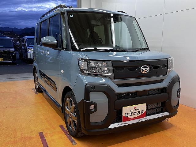 タントファンクロスターボサポカーＳワイド適合　ミラクルオープンドア　両側オートスライドドア　電動パーキングブレーキ　ステアリングスイッチ　シートヒーター　コーナーセンサー　Ｐスタート　キーフリー（神奈川県）の中古車