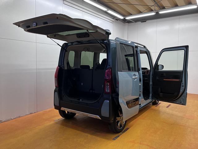 タントファンクロスターボサポカーＳワイド適合　ミラクルオープンドア　両側オートスライドドア　電動パーキングブレーキ　ステアリングスイッチ　シートヒーター　コーナーセンサー　Ｐスタート　キーフリー（神奈川県）の中古車