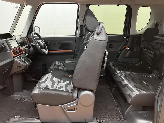 タントファンクロスターボサポカーＳワイド適合　ミラクルオープンドア　両側オートスライドドア　電動パーキングブレーキ　ステアリングスイッチ　シートヒーター　コーナーセンサー　Ｐスタート　キーフリー（神奈川県）の中古車