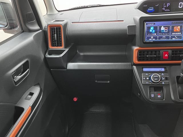 タントファンクロスターボサポカーＳワイド適合　ミラクルオープンドア　両側オートスライドドア　電動パーキングブレーキ　ステアリングスイッチ　シートヒーター　コーナーセンサー　Ｐスタート　キーフリー（神奈川県）の中古車