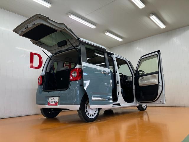 ムーヴキャンバスストライプスGターボサポカーSワイド適合 ドラレコ パノラマモニター対応 USB接続端子 電動パーキングブレーキ シートヒーター 両側オートスライドドア Pスタート 全車速追従機能付ACC ホッとカップホルダー(神奈川県)の中古車