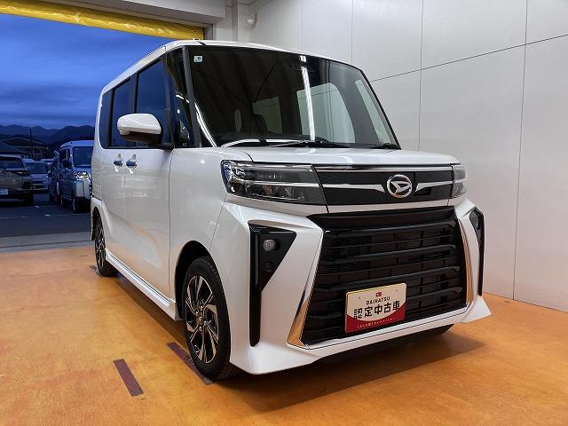 タントカスタムＸサポカーＳワイド適合　ミラクルオープンドア　両側オートスライドドア　電動パーキングブレーキ　Ｐスタート　コーナーセンサー　シートヒーター　ステアリングスイッチ　Ｂカメラ　キーフリー（神奈川県）の中古車