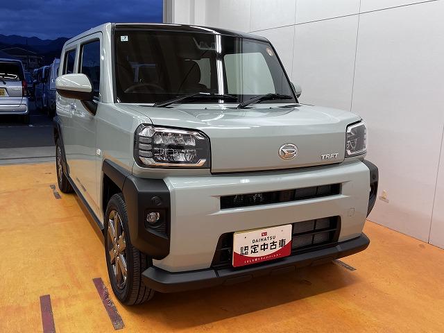 タフトＧターボサポカーＳワイド適合　スカイフィールトップ　電動パーキングブレーキ　全車速追従機能付ＡＣＣ　ステアリングスイッチ　シートヒーター　ＵＳＢ接続端子　Ｐスタート　コーナーセンサー（神奈川県）の中古車