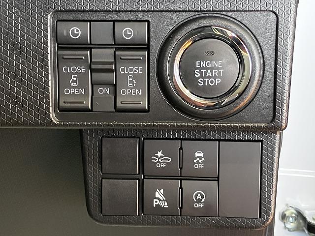 タントカスタムＲＳサポカーＳワイド適合　パノラマモニター対応　ミラクルオープンドア　両側オートスライドドア　電動パーキングブレーキ　ステアリングスイッチ　シートヒーター　オートエアコン　コーナーセンサー　キーフリー（神奈川県）の中古車