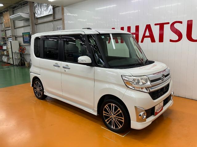 タントカスタムRS SA カーナビ USB 両側オートスライドドアスマアシ ミラクルオープンドア Bカメラ 両側オートスライドドア ステアリングスイッチ USB接続端子 Pスタート エコアイドル 横滑り防止機能 誤発進抑制機能 ETC キーフリー(神奈川県)の中古車
