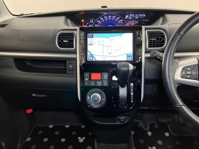 タントカスタムRS SA カーナビ USB 両側オートスライドドアスマアシ ミラクルオープンドア Bカメラ 両側オートスライドドア ステアリングスイッチ USB接続端子 Pスタート エコアイドル 横滑り防止機能 誤発進抑制機能 ETC キーフリー(神奈川県)の中古車