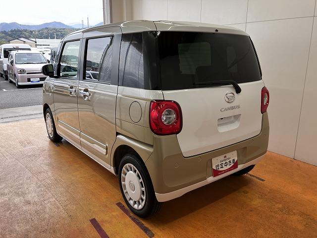 ムーヴキャンバスストライプスＧターボサポカーＳワイド適合　パノラマモニター対応　ＵＳＢ接続端子　電動パーキングブレーキ　シートヒーター　両側オートスライドドア　Ｐスタート　全車速追従機能付ＡＣＣ　ホッとカップホルダー　キーフリー（神奈川県）の中古車