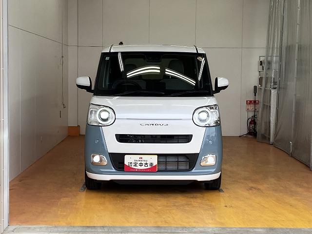 ムーヴキャンバスストライプスＧターボ　ＡＣＣ　電動パーキングブレーキサポカーＳワイド適合　Ｂカメラ　ホッとカップホルダー　ＵＳＢ接続端子　電動パーキングブレーキ　シートヒーター　両側オートスライドドア　Ｐスタート　全車速追従機能付ＡＣＣ　キーフリー（神奈川県）の中古車