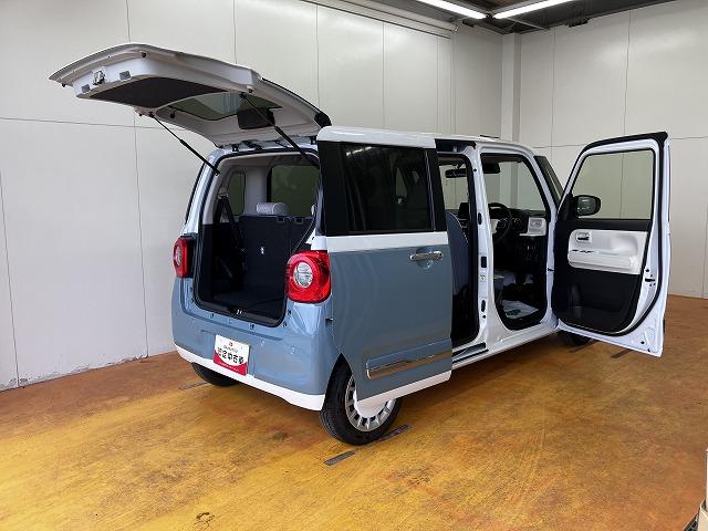 ムーヴキャンバスストライプスＧターボ　ＡＣＣ　電動パーキングブレーキサポカーＳワイド適合　Ｂカメラ　ホッとカップホルダー　ＵＳＢ接続端子　電動パーキングブレーキ　シートヒーター　両側オートスライドドア　Ｐスタート　全車速追従機能付ＡＣＣ　キーフリー（神奈川県）の中古車