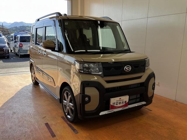 タントファンクロスターボ　ナビ　Ｂカメラ　シートヒーターサポカーＳワイド適合　ナビ　ドラレコ　Ｂカメラ　ステアリングスイッチ　ＵＳＢ入力端子　電動パーキングブレーキ　シートヒーター　ＥＴＣ　Ｐスタート　両側オートスライドドア　電動格納ミラー　キーフリー（神奈川県）の中古車