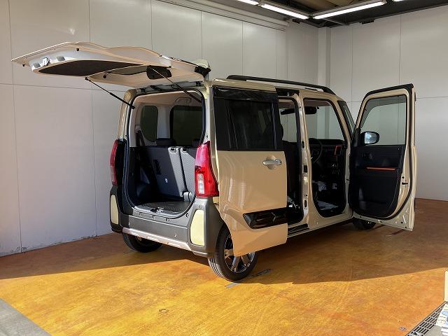 タントファンクロスターボ　ナビ　Ｂカメラ　シートヒーターサポカーＳワイド適合　ナビ　ドラレコ　Ｂカメラ　ステアリングスイッチ　ＵＳＢ入力端子　電動パーキングブレーキ　シートヒーター　ＥＴＣ　Ｐスタート　両側オートスライドドア　電動格納ミラー　キーフリー（神奈川県）の中古車