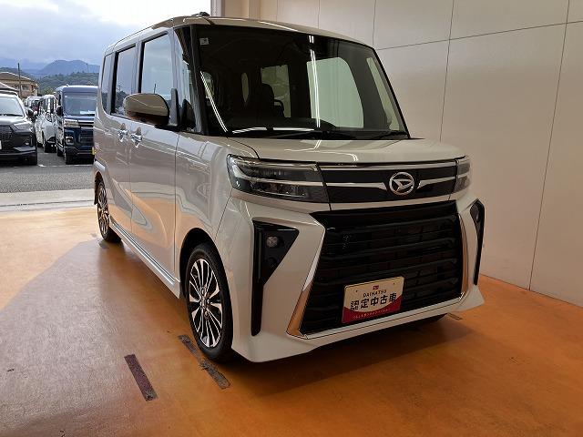 タントカスタムRSリミテッドサポカーSワイド適合 パノラマモニター対応 ミラクルオープンドア 両側オートスライドドア 電動パーキングブレーキ ステアリングスイッチ シートヒーター 全車速追従機能付ACC コーナーセンサー(神奈川県)の中古車
