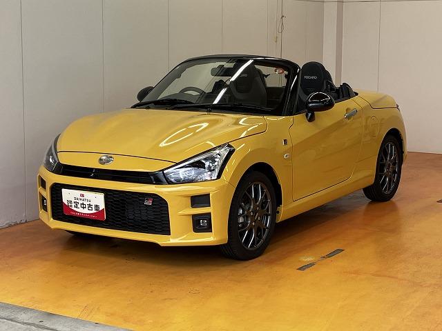 コペンＧＲ　スポーツオープンカー　二人乗　アクティブトップ　ｍｏｍｏ製ステアリングホイール　パドルシフト　レカロ製スポーツシート　ＢＢＳ製アルミホイール　Ｐスタート　シートヒーター　コーナーセンサー　キーフリー（神奈川県）の中古車