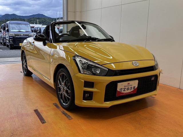 コペンＧＲ　スポーツオープンカー　二人乗　アクティブトップ　ｍｏｍｏ製ステアリングホイール　パドルシフト　レカロ製スポーツシート　ＢＢＳ製アルミホイール　Ｐスタート　シートヒーター　コーナーセンサー　キーフリー（神奈川県）の中古車