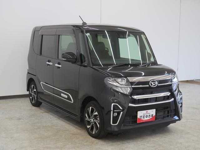 タントカスタムＸ衝突軽減Ｂ　Ａストップ　全方位　ブルートゥース　両自動ドア　Ｂカメ　シートヒータ　電動ミラー　ＡＨＢ　ナビＴＶ　スマートキ−　リモコンキー　ＬＥＤライト　衝突安全ボディ　ＡＵＴＯライト　盗難防止　ＡＷ（富山県）の中古車