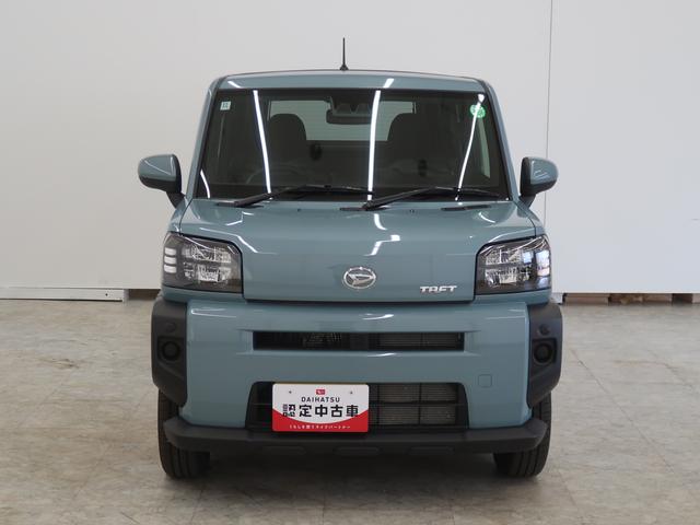 タフトＸ車線逸脱警告　横滑り防止機能　キーレスエントリーシステム　電動格納ドアミラー　スカイルーフ　エコアイドル　スマートキ−　記録簿　エアバック　オートマチックハイビーム　助手席エアバッグ　ＡＢＳ（富山県）の中古車