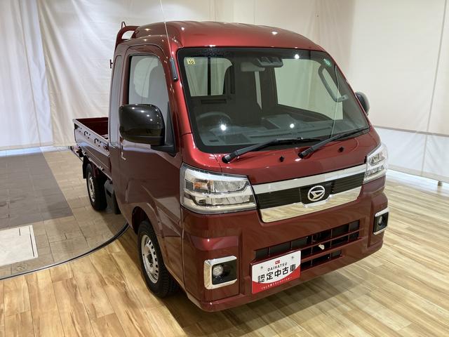 ハイゼットトラックジャンボエクストラアイドリングストップ付き　記録簿あり　ブレーキサポート　盗難防止システム　スマ−トキ−　禁煙　ダブルエアバッグ　ＬＥＤライト　キーフリー　衝突安全ボディ　レーンアシスト　４ＷＤ　オートライト　ＡＢＳ（富山県）の中古車
