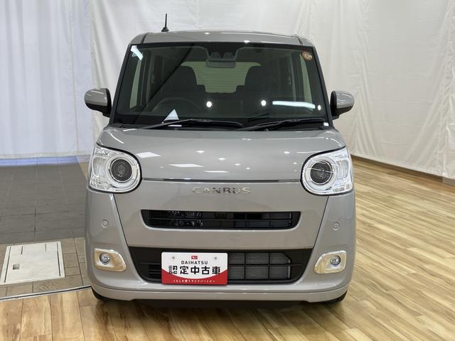 ムーヴキャンバスセオリーＧターボ衝突回避支援ブレーキ機能　オートマチックハイビーム　スマートキー　キーフリーシステム　横滑り防止装置　レーンアシスト　ターボ　運転席助手席エアバッグ　記録簿　エアバック　ＡＢＳ（富山県）の中古車