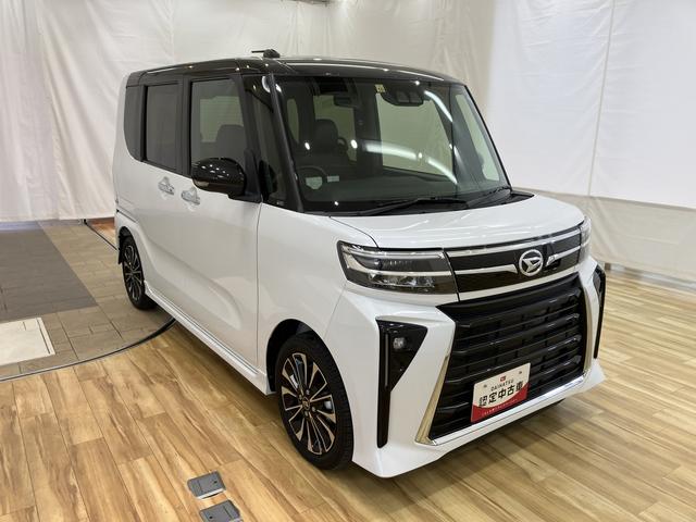 タントカスタムＲＳ　／両側電動スライドドア／ドラレコ／９ｉｎＤＡ両側パワスライドドア　レーンキープＡ　ＩＳＴＯＰ　ＢＴ対応　オートミラー　運転席シートヒーター　オートＬＥＤ　ターボエンジン　ドライブレコーダー　ＬＥＤライト　ＴＶ　オートライト　キーフリー　記録簿（富山県）の中古車