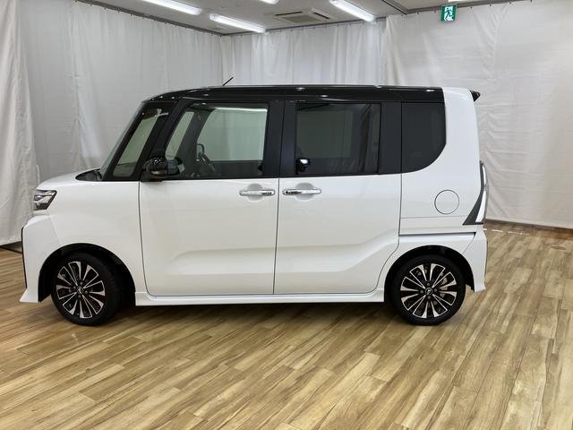 タントカスタムＲＳ　／両側電動スライドドア／ドラレコ／９ｉｎＤＡ両側パワスライドドア　レーンキープＡ　ＩＳＴＯＰ　ＢＴ対応　オートミラー　運転席シートヒーター　オートＬＥＤ　ターボエンジン　ドライブレコーダー　ＬＥＤライト　ＴＶ　オートライト　キーフリー　記録簿（富山県）の中古車