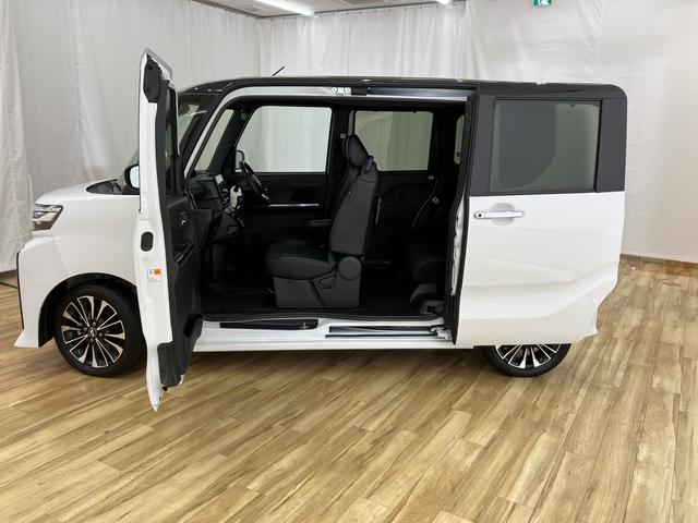 タントカスタムＲＳ　／両側電動スライドドア／ドラレコ／９ｉｎＤＡ両側パワスライドドア　レーンキープＡ　ＩＳＴＯＰ　ＢＴ対応　オートミラー　運転席シートヒーター　オートＬＥＤ　ターボエンジン　ドライブレコーダー　ＬＥＤライト　ＴＶ　オートライト　キーフリー　記録簿（富山県）の中古車