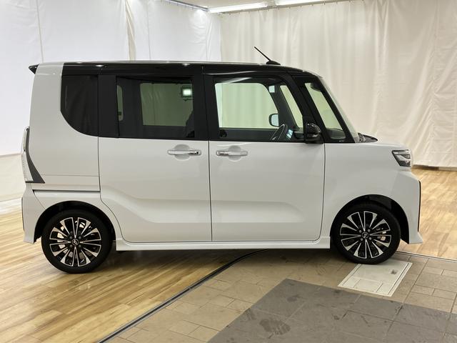 タントカスタムＲＳ　／両側電動スライドドア／ドラレコ／９ｉｎＤＡ両側パワスライドドア　レーンキープＡ　ＩＳＴＯＰ　ＢＴ対応　オートミラー　運転席シートヒーター　オートＬＥＤ　ターボエンジン　ドライブレコーダー　ＬＥＤライト　ＴＶ　オートライト　キーフリー　記録簿（富山県）の中古車