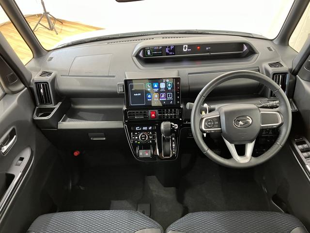 タントカスタムＲＳ　／両側電動スライドドア／ドラレコ／９ｉｎＤＡ両側パワスライドドア　レーンキープＡ　ＩＳＴＯＰ　ＢＴ対応　オートミラー　運転席シートヒーター　オートＬＥＤ　ターボエンジン　ドライブレコーダー　ＬＥＤライト　ＴＶ　オートライト　キーフリー　記録簿（富山県）の中古車