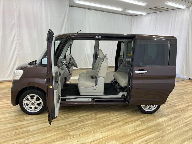 タントＸ　ＳＡ　／ナビ／バックカメラ／キーフリー／アルミホイール踏み間違い防止装置　ＥＴＣ装着車　電格ドアミラー　両側自動ドア　ＥＣＯアイドル　ナビ＆ＴＶ　１オナ　助手席エアバッグ　盗難警報装置　ＡＷ　ＶＳＣ　運転席エアバッグ　スマートキー　キーレス　ＡＢＳ（富山県）の中古車