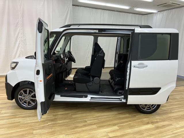 タントファンクロス /4WD/両側電動スライドドア/バックカメラ衝突軽減 フルタイム4WD Bluetooth 車線逸脱警報 前席シートヒーター TV バックモニター 電格ミラー LEDヘッド ベンチシート オートハイビーム キーフリー 盗難防止システム 記録簿(富山県)の中古車