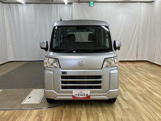 ハイゼットカーゴクルーズ /パートタイム4WD/キーフリー/オーディオレスイモビライザー レーンアシスト オートマチックハイビーム キーフリー オートライト Aストップ Wエアバック 4WD スマートキー 記録簿 運転席エアバッグ 横滑り防止装置 ABS レーダーブレーキ(富山県)の中古車