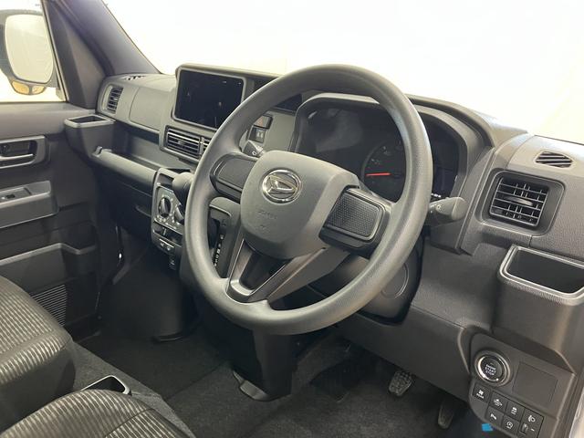 ハイゼットカーゴクルーズ /パートタイム4WD/キーフリー/オーディオレスイモビライザー レーンアシスト オートマチックハイビーム キーフリー オートライト Aストップ Wエアバック 4WD スマートキー 記録簿 運転席エアバッグ 横滑り防止装置 ABS レーダーブレーキ(富山県)の中古車