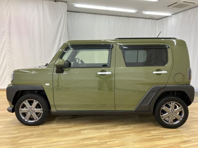 タフトＧターボ　／４ＷＤ／ナビ／キーフリー／パノラマカメラ／Ｂカメラ　電動格納ドアミラー　ＬＥＤライト　キーフリーシステム　フルタイム４ＷＤ　フロントカメラ　ドラレコ　アイドリングストップ　前席シートヒーター　ターボ車　アルミホイール　オートハイビーム　記録簿（富山県）の中古車