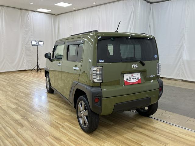 タフトＧターボ　／４ＷＤ／ナビ／キーフリー／パノラマカメラ／Ｂカメラ　電動格納ドアミラー　ＬＥＤライト　キーフリーシステム　フルタイム４ＷＤ　フロントカメラ　ドラレコ　アイドリングストップ　前席シートヒーター　ターボ車　アルミホイール　オートハイビーム　記録簿（富山県）の中古車