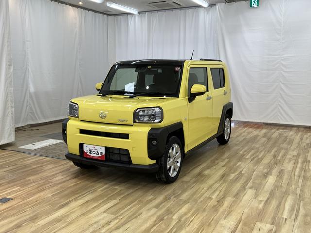 タフトG /オーディオレス/キーフリー/アルミ/LEDヘッドライトセキュリティーアラーム ムーンルーフ 車線逸脱防止 キーフリー スマートキー&プッシュスタート 衝突安全ボディ オートマチックハイビーム アルミ 整備記録簿有 踏み間違い防止アシスト ISS(富山県)の中古車