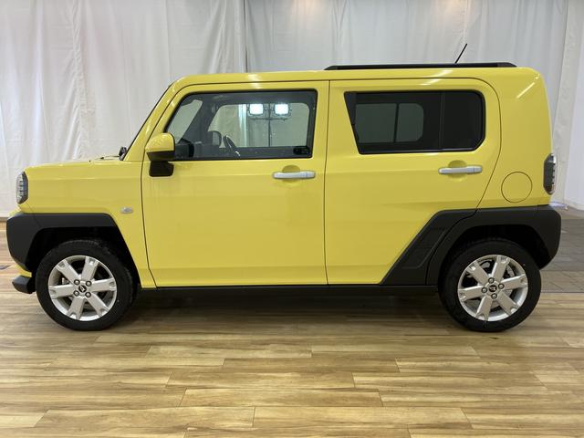 タフトG /オーディオレス/キーフリー/アルミ/LEDヘッドライトセキュリティーアラーム ムーンルーフ 車線逸脱防止 キーフリー スマートキー&プッシュスタート 衝突安全ボディ オートマチックハイビーム アルミ 整備記録簿有 踏み間違い防止アシスト ISS(富山県)の中古車