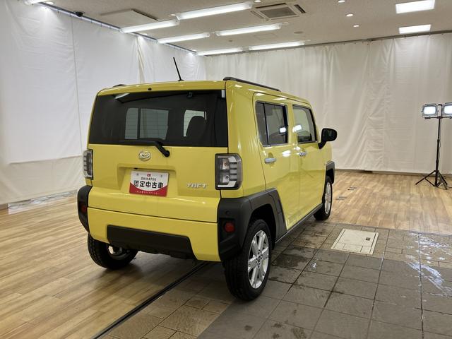 タフトG /オーディオレス/キーフリー/アルミ/LEDヘッドライトセキュリティーアラーム ムーンルーフ 車線逸脱防止 キーフリー スマートキー&プッシュスタート 衝突安全ボディ オートマチックハイビーム アルミ 整備記録簿有 踏み間違い防止アシスト ISS(富山県)の中古車