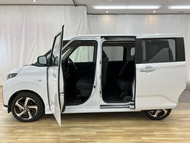 ムーヴＲＳ　／ターボ／オーディオレス／両側電動スライドドア／ＬＥＤ電格ミラー　レーンキープ　バックモニター　ＬＥＤ　ターボ車　アイドリングストップ　オートハイビーム　オートライト　ベンチシート　点検記録簿　アルミホイール　オートブレーキ　キーレスエントリー（富山県）の中古車