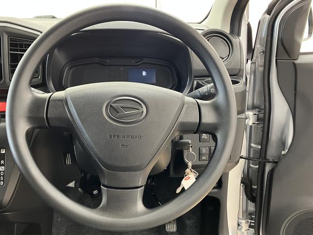 ミライースＬ　ＳＡIII　／オーディオレス／キーレス／マニュアルエアコ車線逸脱警報システム　緊急ブレーキ　アイドリンストップ　キーレスキー　横滑防止装置　デュアルエアバッグ　オートハイビーム　エアバック　ＡＢＳ　整備記録簿　安全ボディ（富山県）の中古車