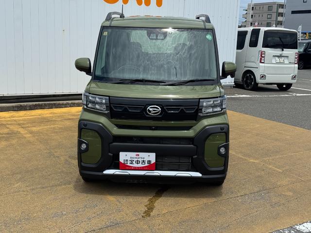 タントファンクロス令和５年式　衝突低減ブレーキ　パノラマモニター　ダイハツ純正フルセグナビ　ナビ連動前後方ドライブレコーダー　シートヒーター　両側電動スライドドア　ＬＥＤヘッドライト　ＬＥＤフォグランプ（福岡県）の中古車