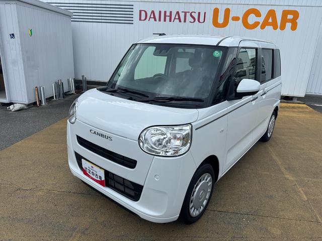 ムーヴキャンバスセオリーＸ令和５年式　衝突低減ブレーキ　弊社デモカーＵＰ車　オーディオレス（福岡県）の中古車