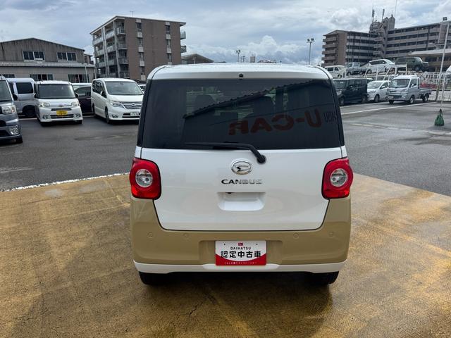 ムーヴキャンバスストライプスＧ令和５年式　衝突低減ブレーキ　弊社デモカーＵＰ車（福岡県）の中古車