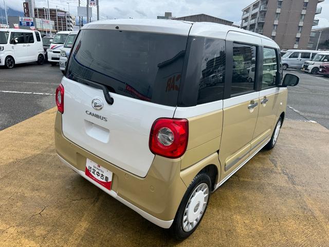 ムーヴキャンバスストライプスＧ令和５年式　衝突低減ブレーキ　弊社デモカーＵＰ車（福岡県）の中古車