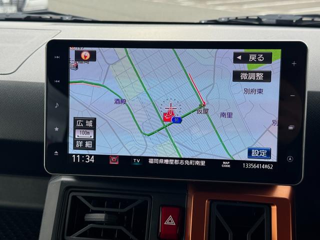 タフトGターボ純正フルセグナビ ETC ドラレコ パノラマモニター Bluetooth シートヒーター(福岡県)の中古車