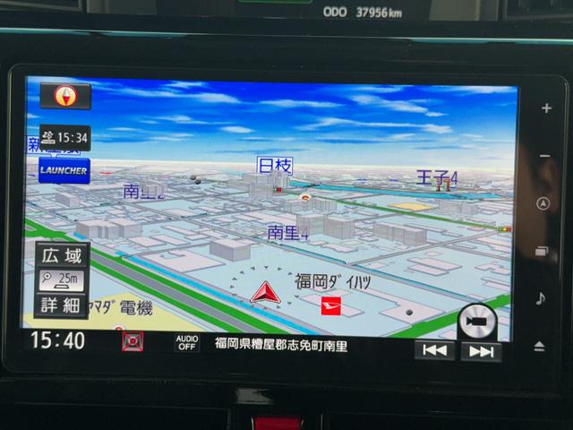 トールカスタムG ターボ純正フルセグナビ ETC ドラレコ パノラマモニター(福岡県)の中古車