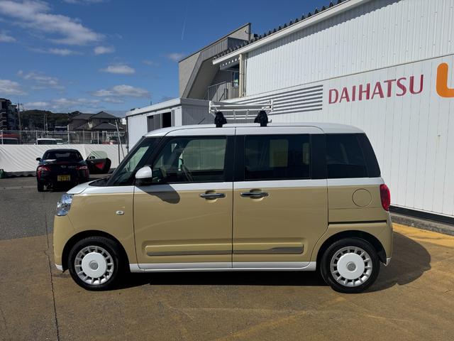 ムーヴキャンバスストライプスＧターボ純正ディスプレイオーディオ　ＥＴＣ　ドラレコ　パノラマモニター　Ｂｌｕｅｔｏｏｔｈ　ｑｉ充電（福岡県）の中古車