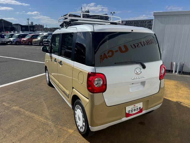 ムーヴキャンバスストライプスＧターボ純正ディスプレイオーディオ　ＥＴＣ　ドラレコ　パノラマモニター　Ｂｌｕｅｔｏｏｔｈ　ｑｉ充電（福岡県）の中古車