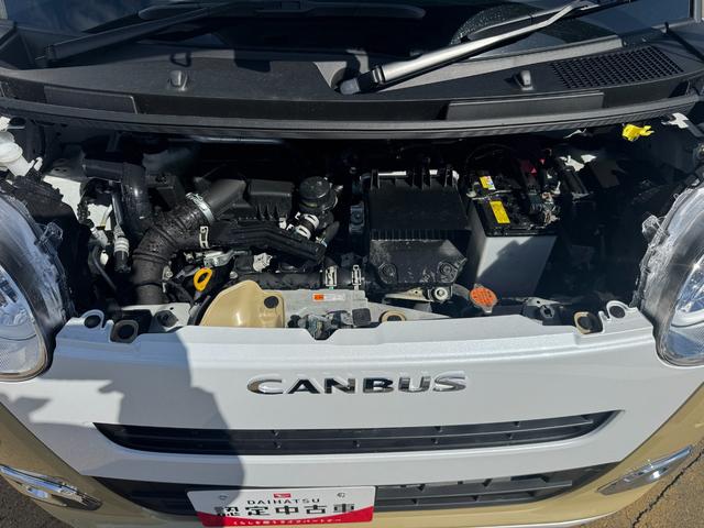 ムーヴキャンバスストライプスＧターボ純正ディスプレイオーディオ　ＥＴＣ　ドラレコ　パノラマモニター　Ｂｌｕｅｔｏｏｔｈ　ｑｉ充電（福岡県）の中古車